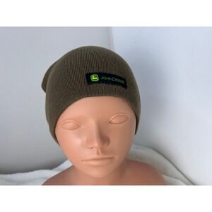 John Deere Beanie 2 Piece Bundle Green &‎ Brown OS